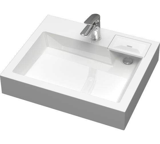 Раковина Reflection tetra для установки над стиральной машиной (60x50 см) RF6050TE