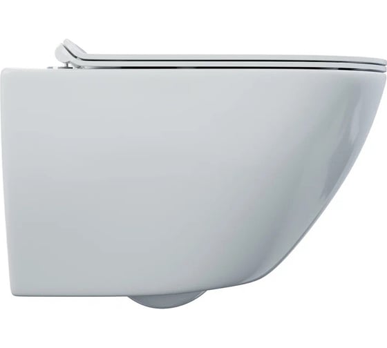 Подвесной унитаз Berges PUMA Rimless 51см, сиденье дюропласт Toma Slim SO, микролифт, быстросъем 082131
