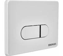 Инсталляция для скрытого монтажа унитаза Berges кнопка D4, Soft Touch, белая 040234