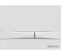 Инсталляция для скрытого монтажа унитаза Berges кнопка F4, Soft Touch, белая 040254