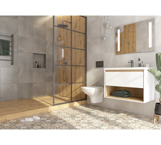 Комплект Cersanit унитаз CARINA XL CO DPL EO slim + инсталляция LINK PRO 64122