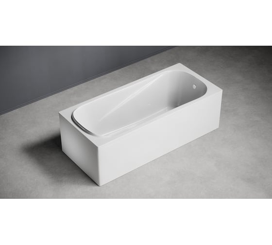 Ванна из литьевого мрамора GreenStone Olivia 1700x750 мм, с ножками, белая 170752