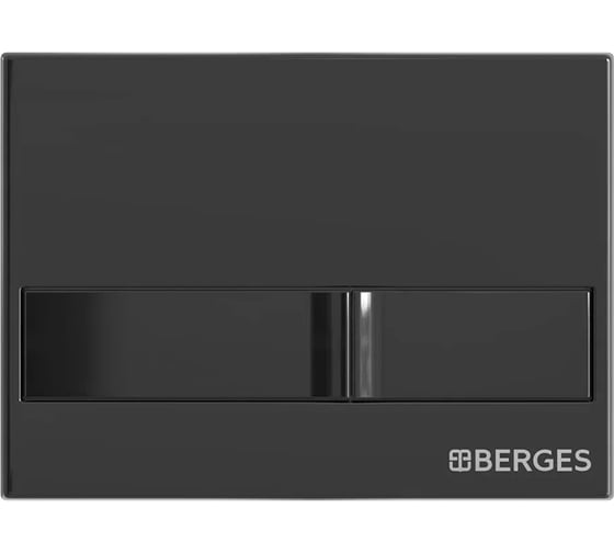 Комплект Berges инсталляция NOVUM кнопка L6 черный глянец, унитаз Strati Rimless, сидение дюропласт Strati Slim SO 042454