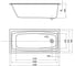 Акриловая ванна Berges FEYA 150x70 c каркасом 050013 10