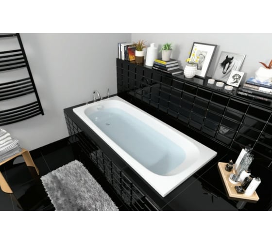 Акриловая ванна Berges NELU 180x80 с каркасом 050024