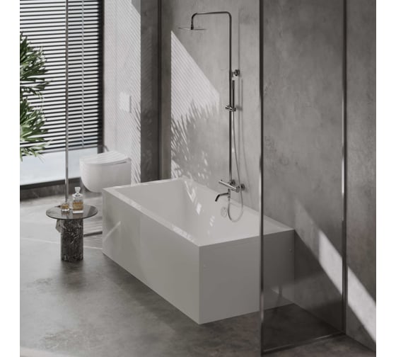 Акриловая ванна Berges TARI 170x80 с каркасом 050030