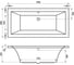 Акриловая ванна Berges TARI 170x80 с каркасом 050030 7