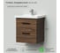 Тумба с раковиной IKA Alta 50 подвесная 500x400x530 Дуб бурбон 4657784357835 2