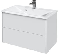 Подвесная тумба с умывальником Premier Toppus SILK 80 белый матовый 9811.002