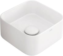 Раковина Cielo MINIMO накладная, без отверстия для смесителя, цвет Gloss White MILAQ