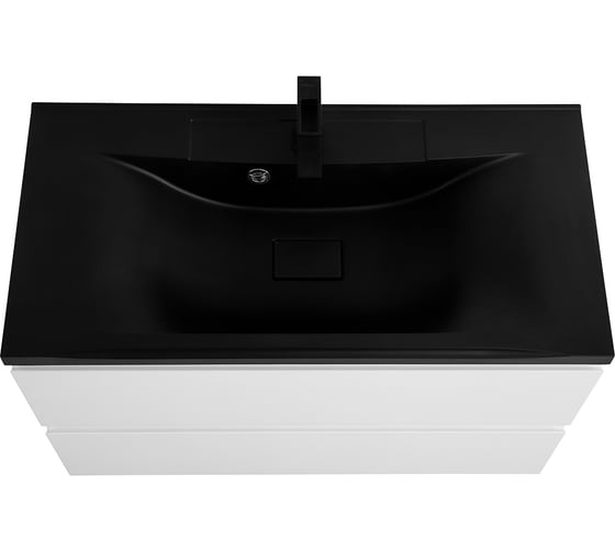 Раковина из искуственного мрамора Art&Max AM-LAV-900-MR-FP-Nero