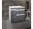 Напольная тумба Toppus VELVET 75 с умывальником Quadro, черный камень 9811.014 6