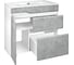 Напольная тумба Toppus VELVET 75 с умывальником Quadro, серый камень 9811.015 4