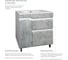 Напольная тумба Toppus VELVET 75 с умывальником Quadro, серый камень 9811.015 15