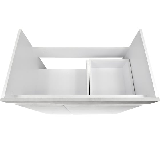 Напольная тумба Toppus VELVET 75 с умывальником Quadro, светлый камень 9811.016