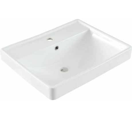 Накладная керамическая раковина Aquanet Ирис 600х470х210 мм 00301803