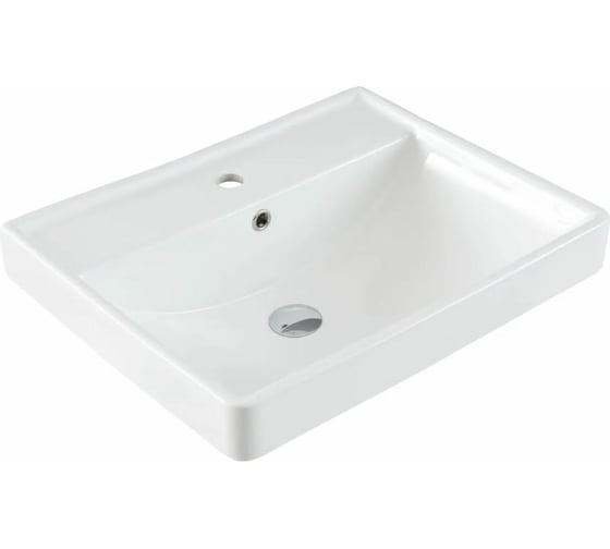 Накладная керамическая раковина Aquanet Ирис 600х470х210 мм 00301803