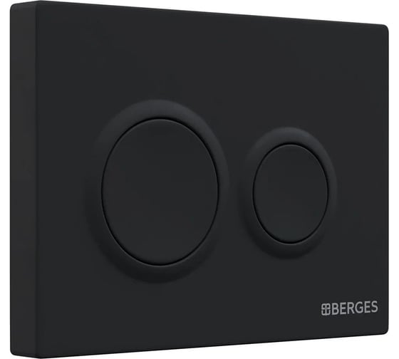 Инсталляция для скрытого монтажа унитаза Berges NOVUM кнопка O5 Soft Touch черная 040265