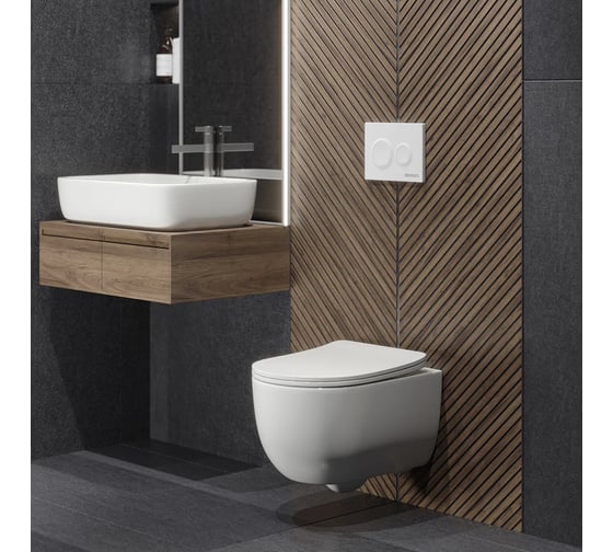 Инсталляция для скрытого монтажа унитаза Berges NOVUM кнопка O4 Soft Touch белая 040264