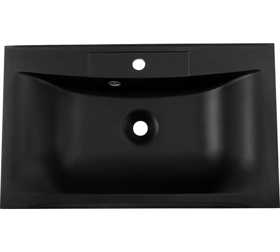 Раковина из искуственного мрамора Art&Max AM-LAV-750-MR-FP-Nero 1