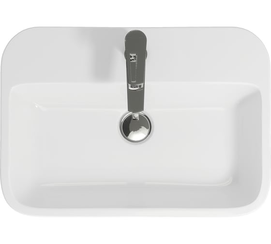 Раковина на столешницу Cersanit CASPIA 60 SQUARE 1 отв. 64030