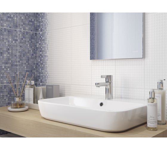 Раковина на столешницу Cersanit CASPIA 60 SQUARE 1 отв. 64030