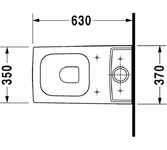 Напольный унитаз Duravit Vero 2116090000 00180211