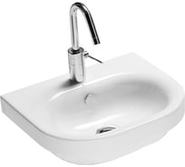Подвесная раковина Hatria DAYTIME 1 отверстие для смесителя, с переливом, размер 45x37.8 см, цвет белый YXBM01