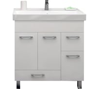 Тумба EVA GOLD Cosmo 80 с умывальником Valleri Грэмми 80 УТ-00009198