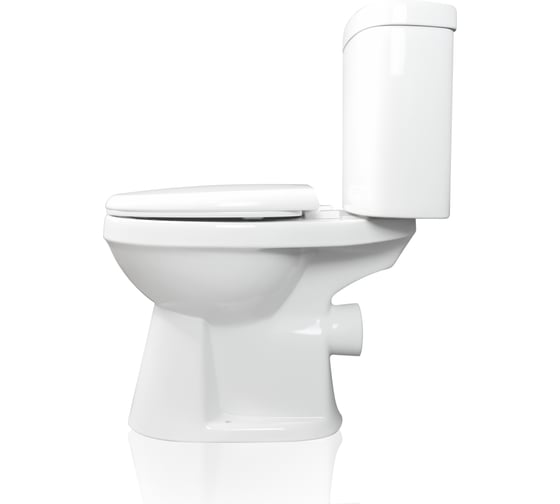 Унитаз-компакт CREO PROJECT PR1003 прямой +PR1002 гор.вып. (белый) COMBO-PR1002