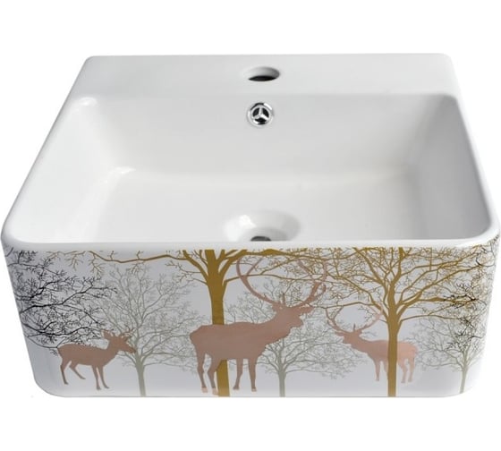 Накладная раковина BRONZE DE LUXE Golden Deer 400x420x155 1060GD