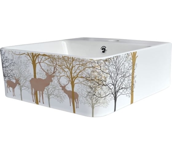 Накладная раковина BRONZE DE LUXE Golden Deer 400x420x155 1060GD