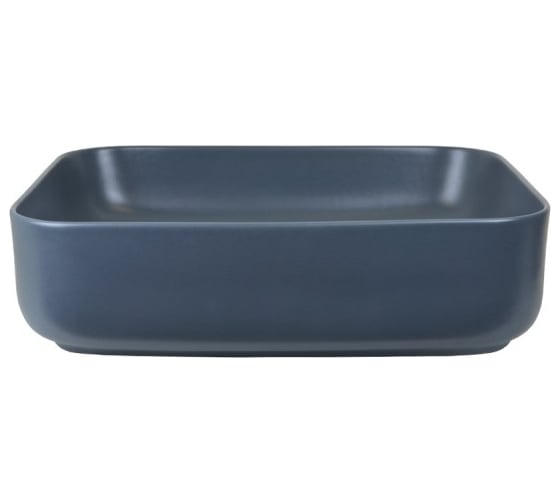 Накладная раковина BRONZE DE LUXE SCANDI 500x390x130 матовый темно-серый 6127-DGM