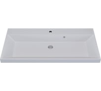 Кварцевая раковина для ванной Uperwood Classic Quartz_100 см, белая матовая, жасмин 293020632