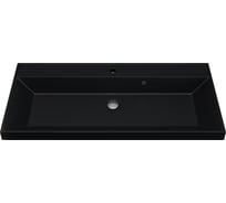 Раковина кварцевая для ванной uperwood Classic Quartz_100 см, черная матовая, космос  293020635