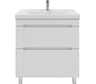 Напольная тумба для ванной комнаты Sanstar адель 80 с раковиной гармония 80 (комплект) белая 170.1-1.4.1.КГАР