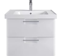 Подвесная тумба для ванной комнаты Sanstar уника 70 с раковиной грейс 70 (комплект) белая 379.1-1.4.1.КГРЕ