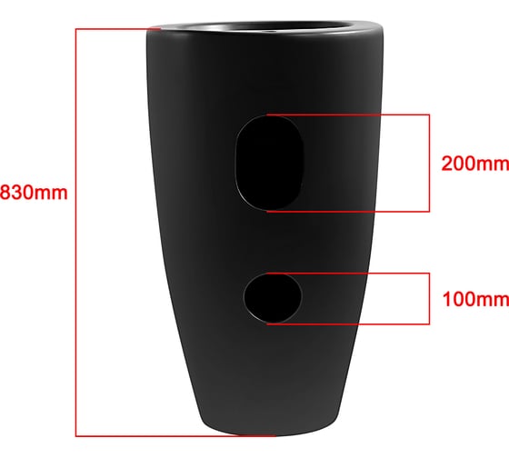 Напольная раковина Azario comella 50x50x83см az311mb 00080688
