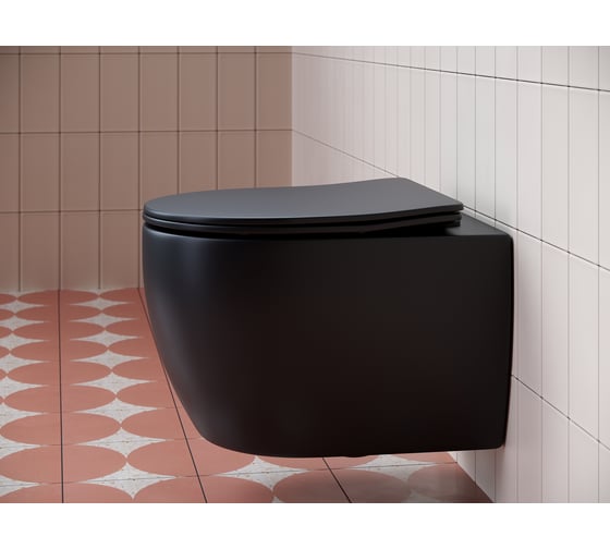 Подвесной унитаз Rimless Ceramicanova PLAY CN3001MB