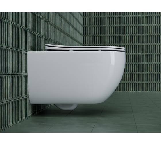 Подвесной унитаз Ceramicanova NOEL Rimless CN3015 1