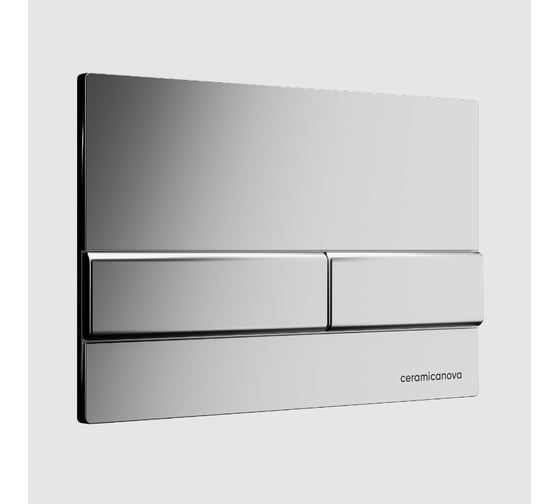 Система инсталляции для унитазов Ceramicanova Envision с кнопкой смыва Flat цвет хром матовый, креплениями CN1002M