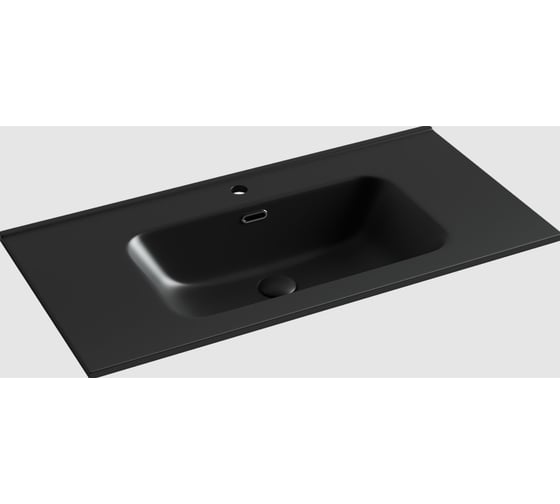 Накладной прямоугольный умывальник Ceramicanova Element черный матовый, 910x465x180 мм CN7002MB 1