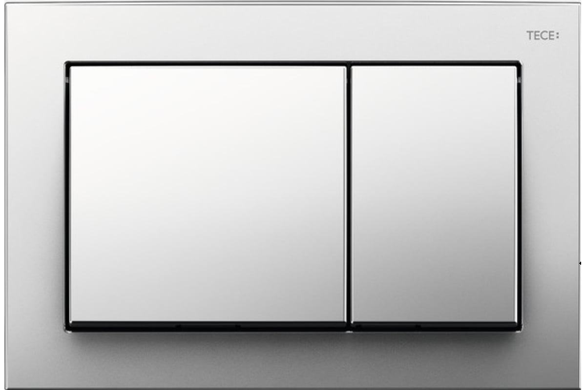 Сет инсталляции с кнопкой TECE base + шумоизоляция, хром глянец ...