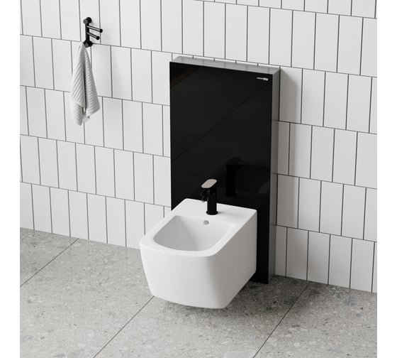 Пристенный модуль системы инсталляции для биде WasserKraft Naab 86BDT.050.BL