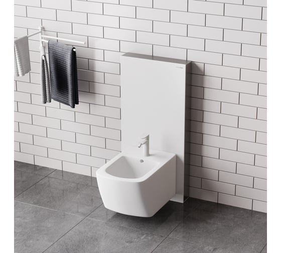 Пристенный модуль системы инсталляции для биде WasserKraft Naab 86BDT.050.WH