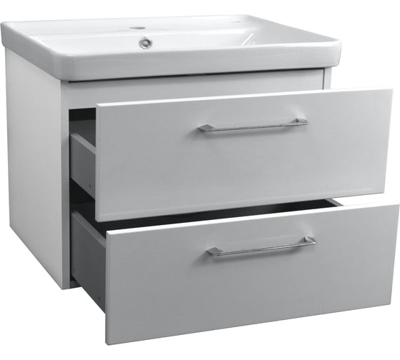 Комплект Azario тумба Ника 70 710x470x560 подвесная, с раковиной monte 70 cs 00080144