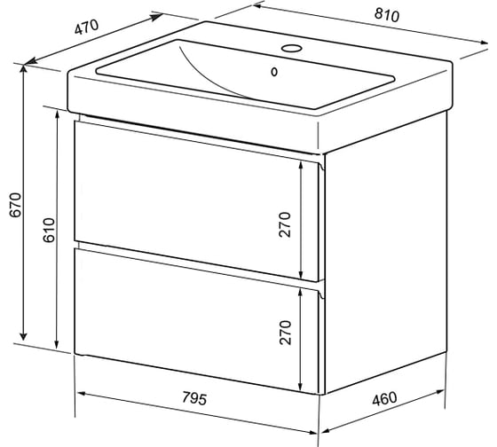 Комплект Azario тумба Мила 80 810x470x670 подвесная, с раковиной monte tx 80 cs 00080142