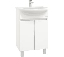 Тумба с раковиной Onika Милтон 60 напольная, белая 106146