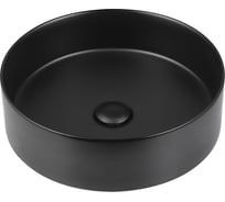 Керамическая раковина VINCEA 400x400x120, накладная, цвет матовый черный VBS-216MB