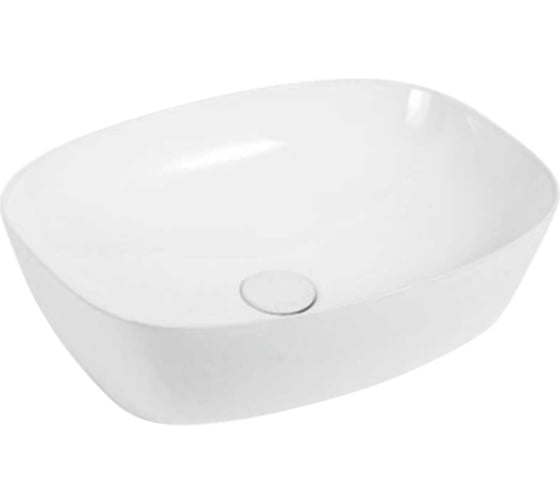 Керамическая раковина VINCE A500x380x140, накладная, цвет белый VBS-305